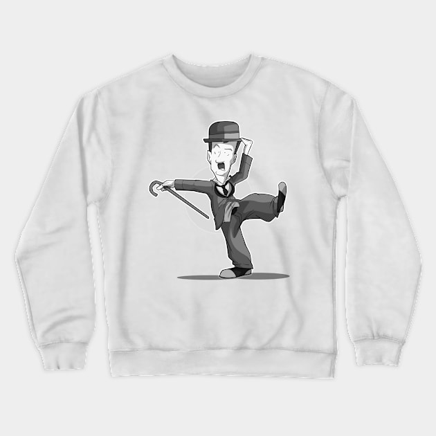 Chaplin Crewneck Sweatshirt by Alison Andrei